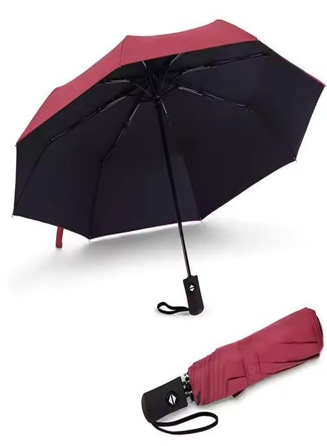 AROSHNAY Windproof Automatic Umbrella big size for men, Umbrella for girls, Umbrellas for rain,Windproof Umberalla Large for Man, Women Factory Outlet umbrella (Maroon) - Image 1